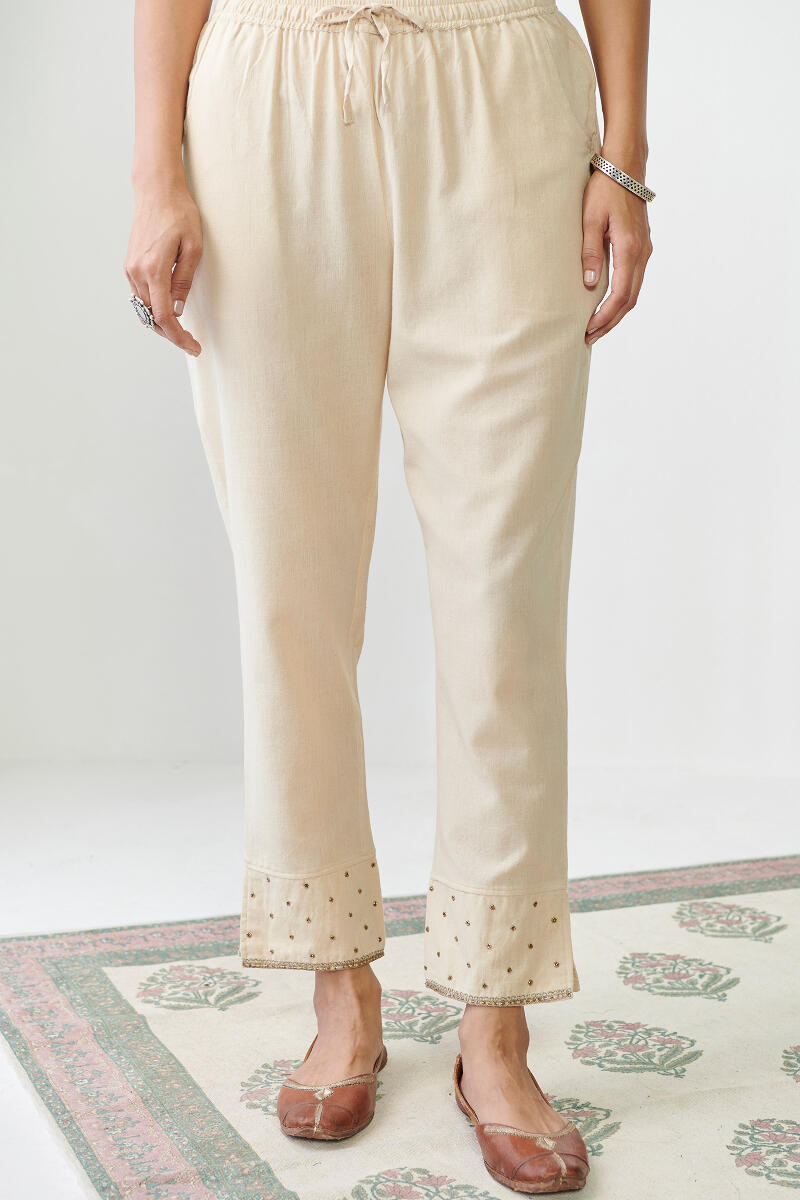Mirza Jasmine Handloom Narrow Pants