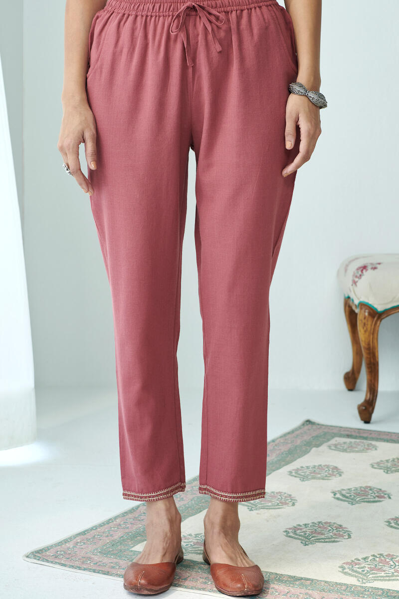 Mirza Zenia Handloom Narrow Pants