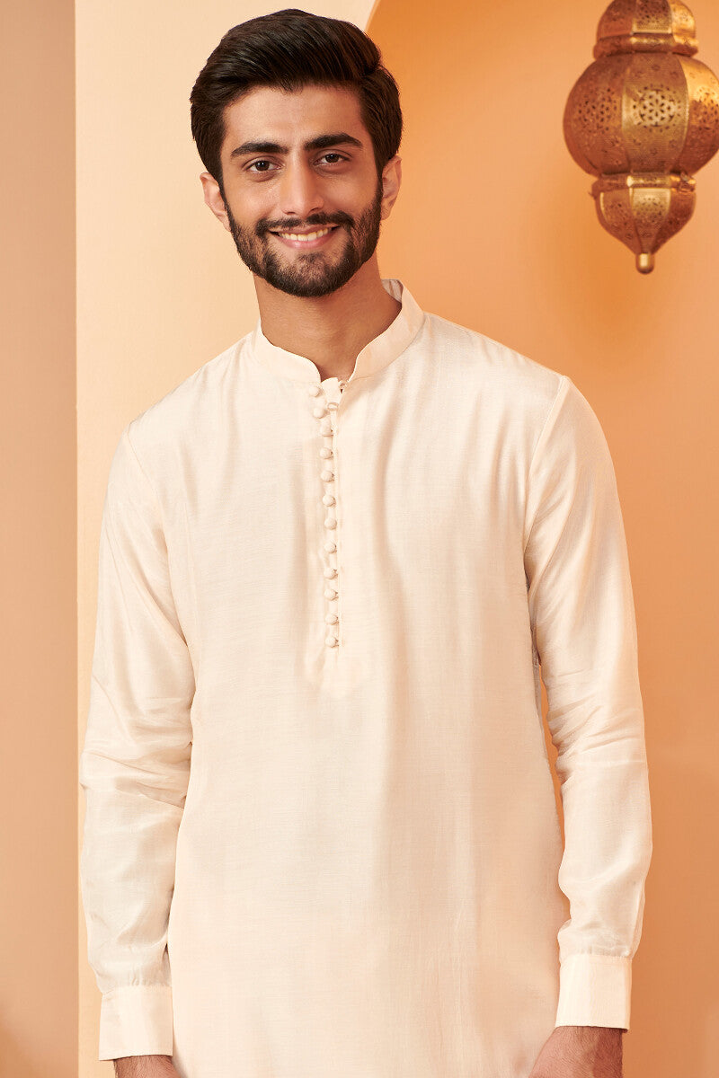 Shirin Off White Modal Kurta