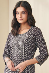 Sehra Meera Bagru Kurta