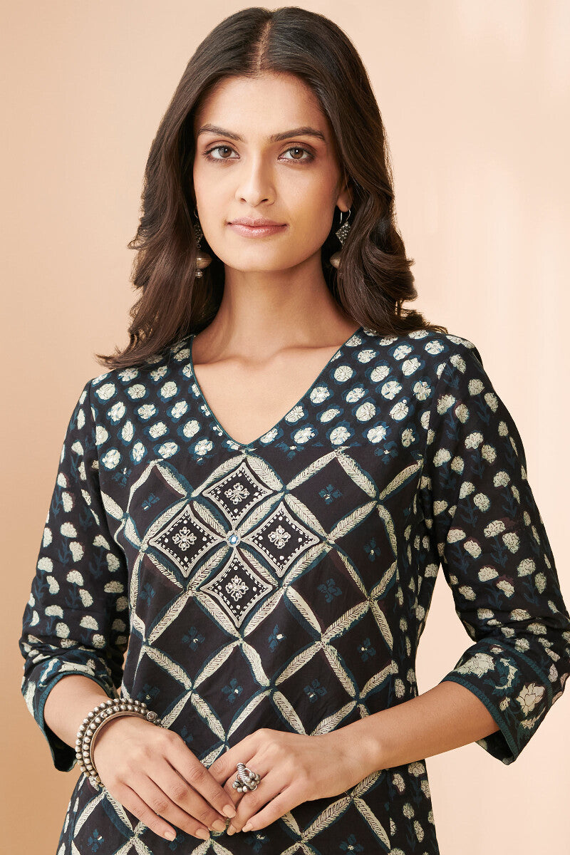 Sehra Fiza Bagru Kurta