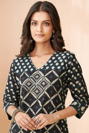 Sehra Fiza Bagru Kurta