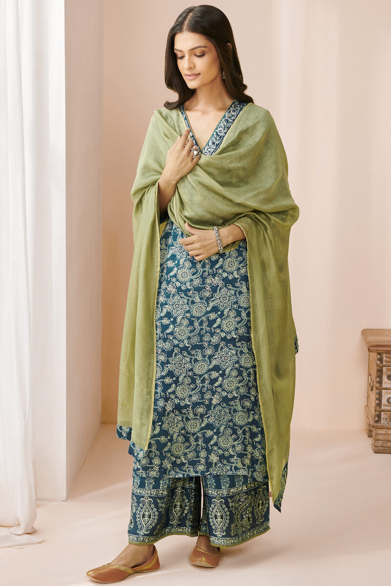 Zubeida Sabah Cotton Silk Dupatta