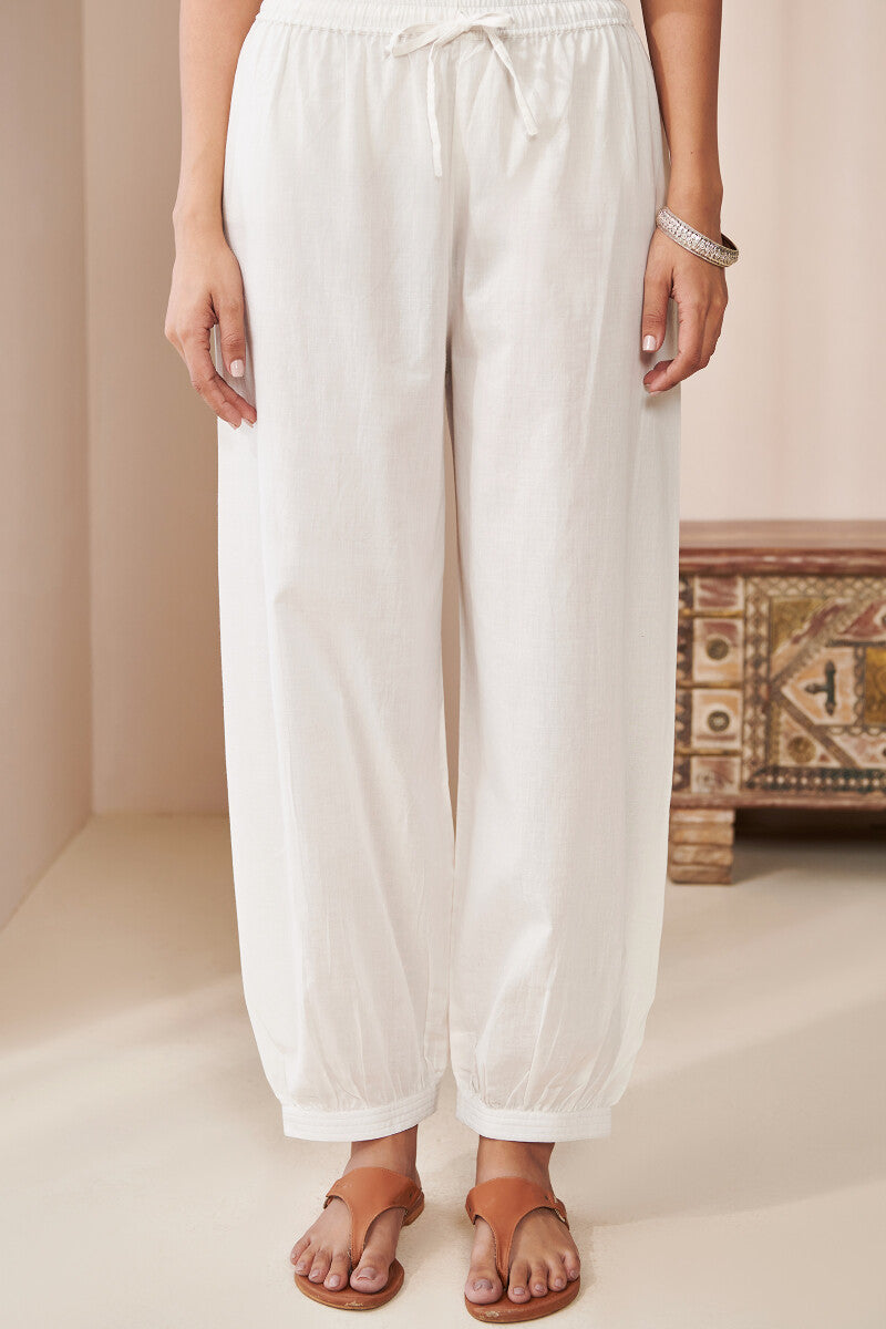 Surplus: Roza White Izhaar Pants