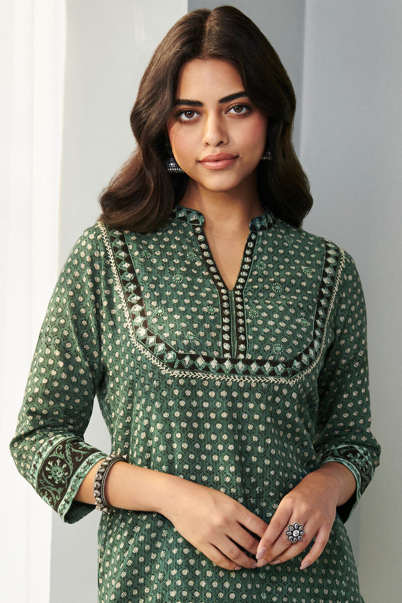 Sehra Farah Bagru Kurta