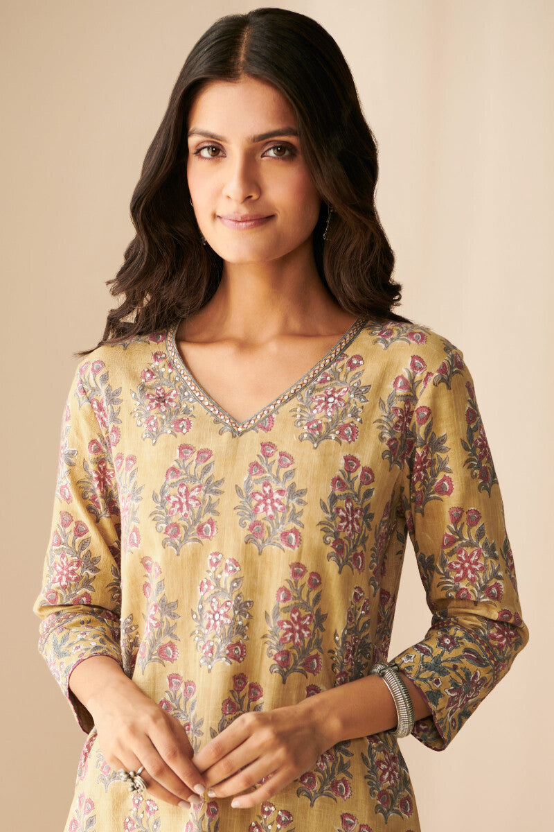 Gauhar Zeenat Sanganeri Kurta