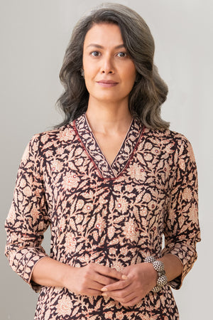 Sehra Jia Bagru Kurta