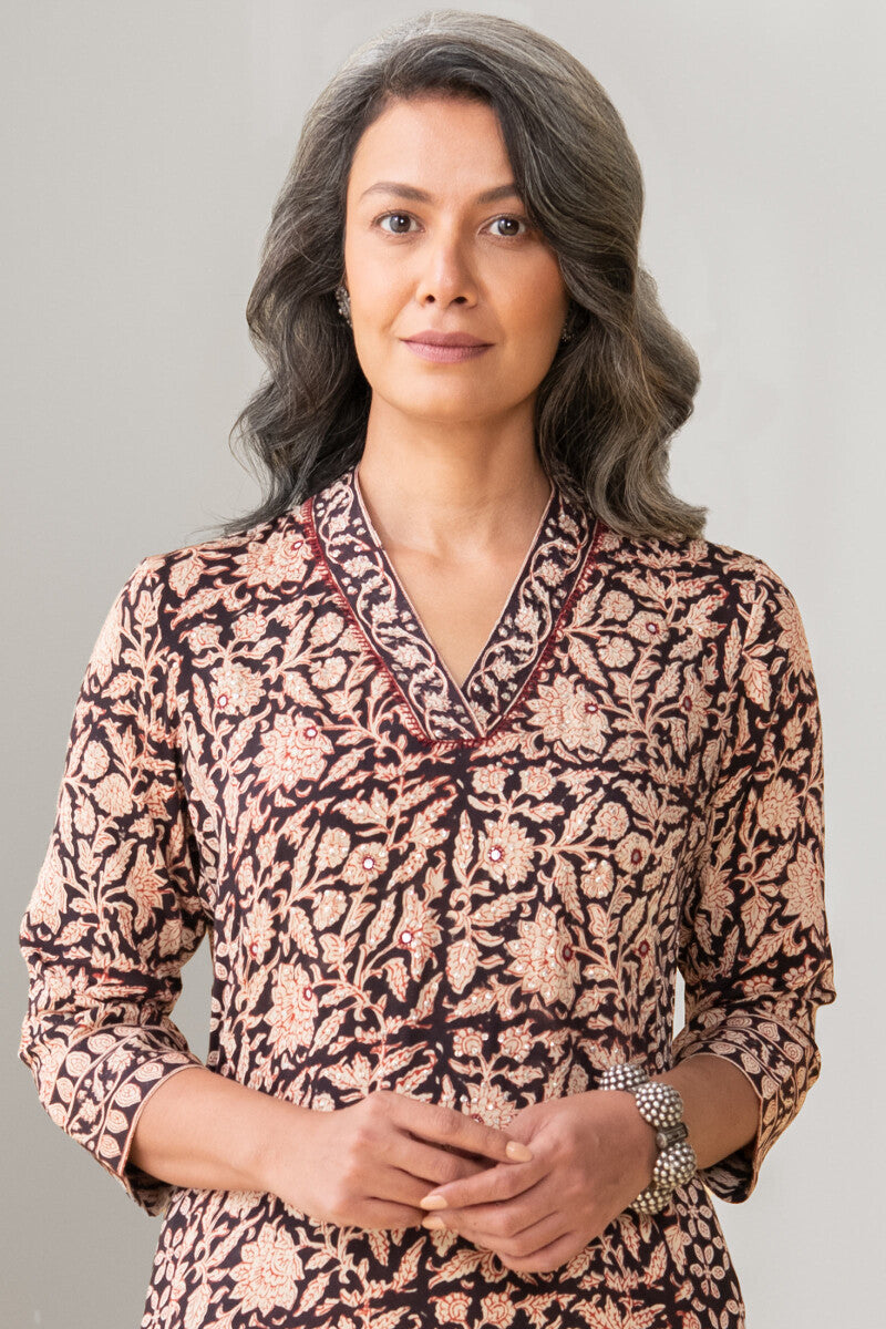 Sehra Jia Bagru Kurta