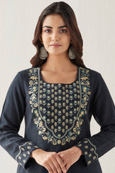 Naadirah Farheen Faux Wool Handloom Kurta