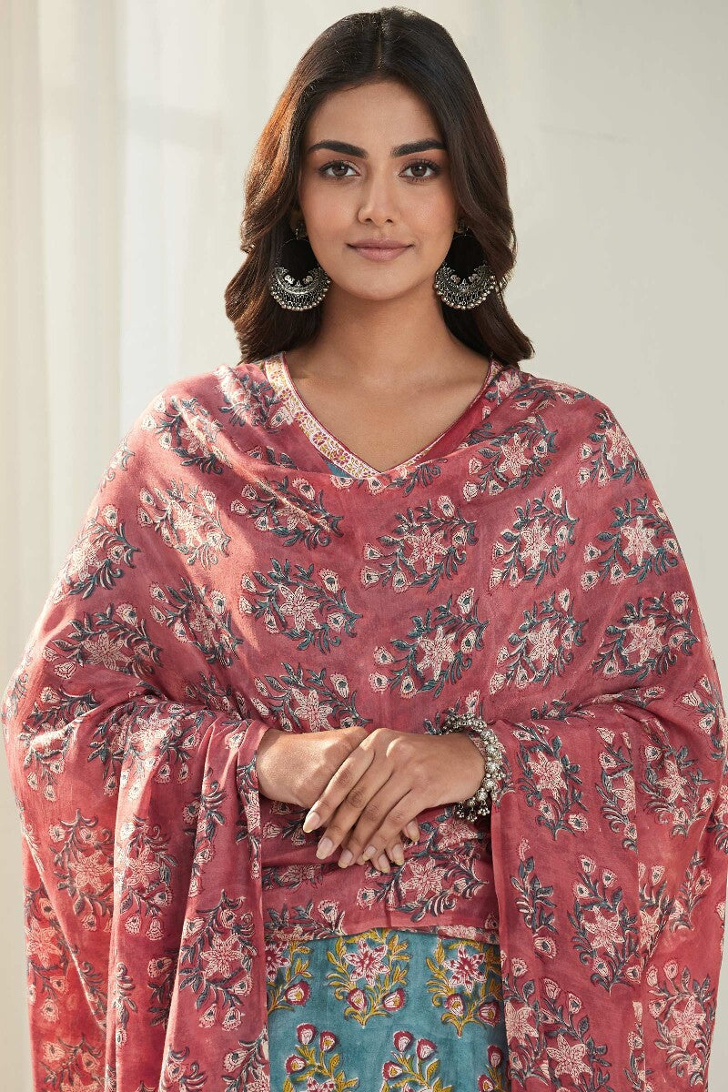 Nasrine Farnaz Sanganeri Modal Dupatta