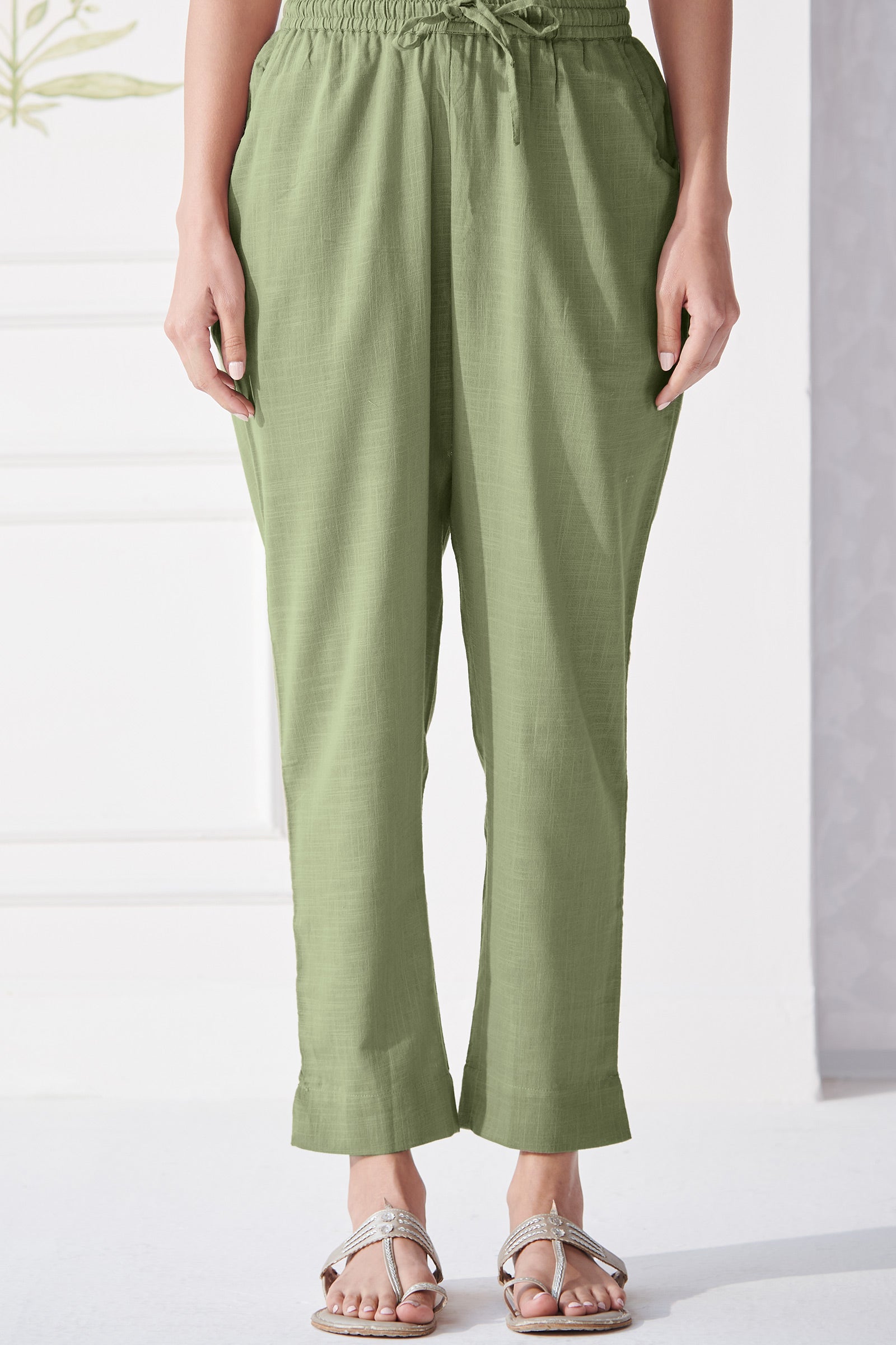 Surplus: Roza Alia Green Narrow Pants