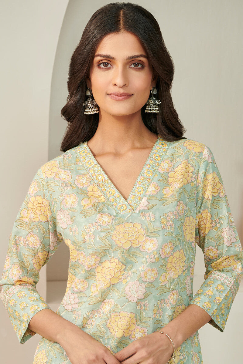 Gulshan Bagh Yasmine Sanganeri Kurta