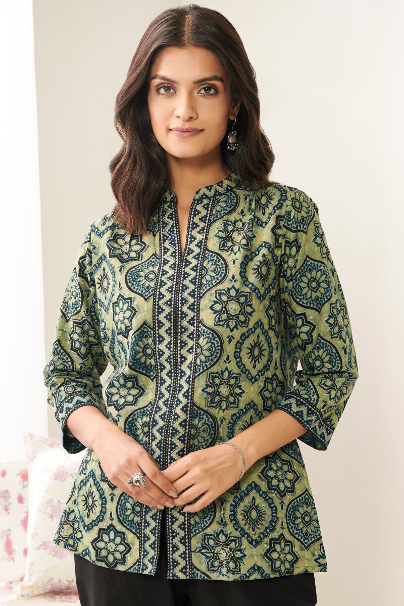 Sehra Tara Ajrak Top