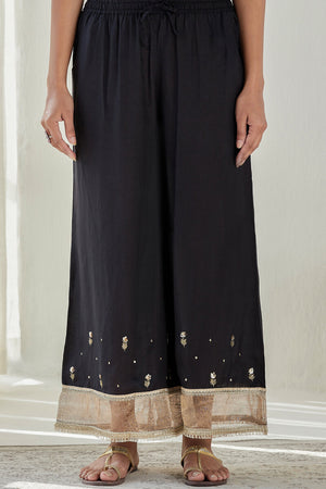 Gauhar Maira Black Modal Palazzo