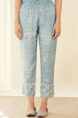 Gul Bano Zaida Sanganeri Modal Narrow Pants