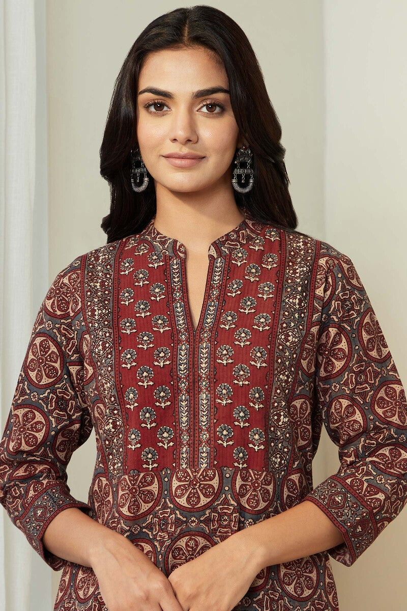 Sehra Heer Ajrak Kurta