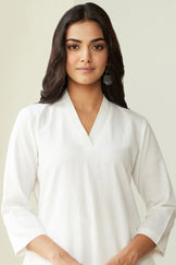 Roza Seher White Kurta