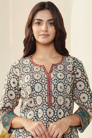 Sehra Mehreen Bagru Kurta