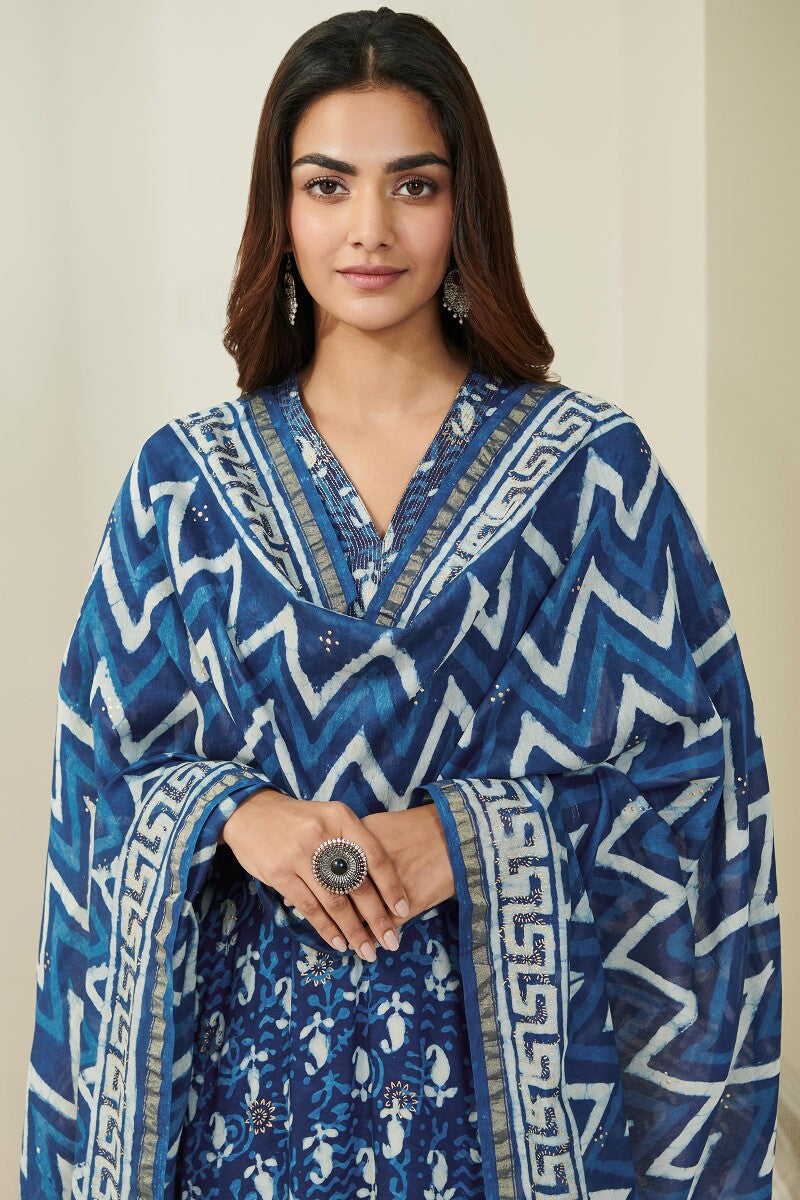 Sehra Asmara Dabu Chanderi Dupatta