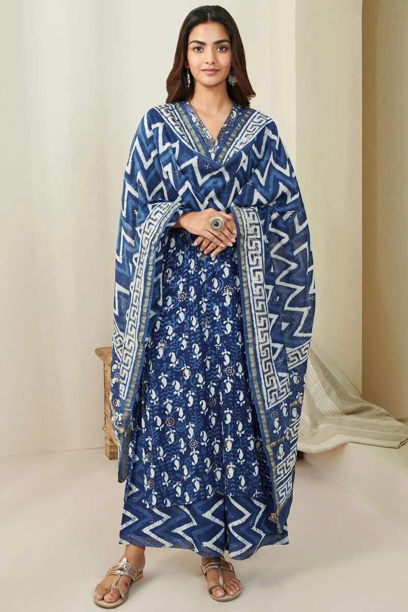 Sehra Asmara Dabu Chanderi Dupatta