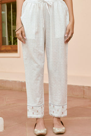 Nasrine Amara Sanganeri Narrow Pants