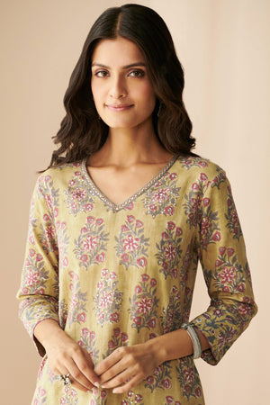Gauhar Zeenat Sanganeri Kurta