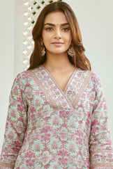 Mehrunissa Shazia Chanderi Kurta
