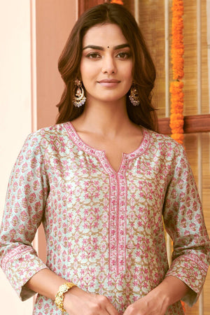 Mehrunissa Yasmine Chanderi Kurta