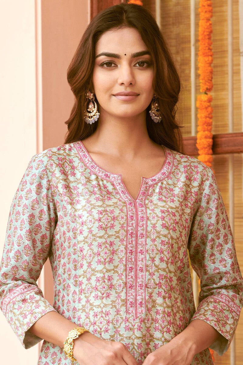 Mehrunissa Yasmine Chanderi Kurta