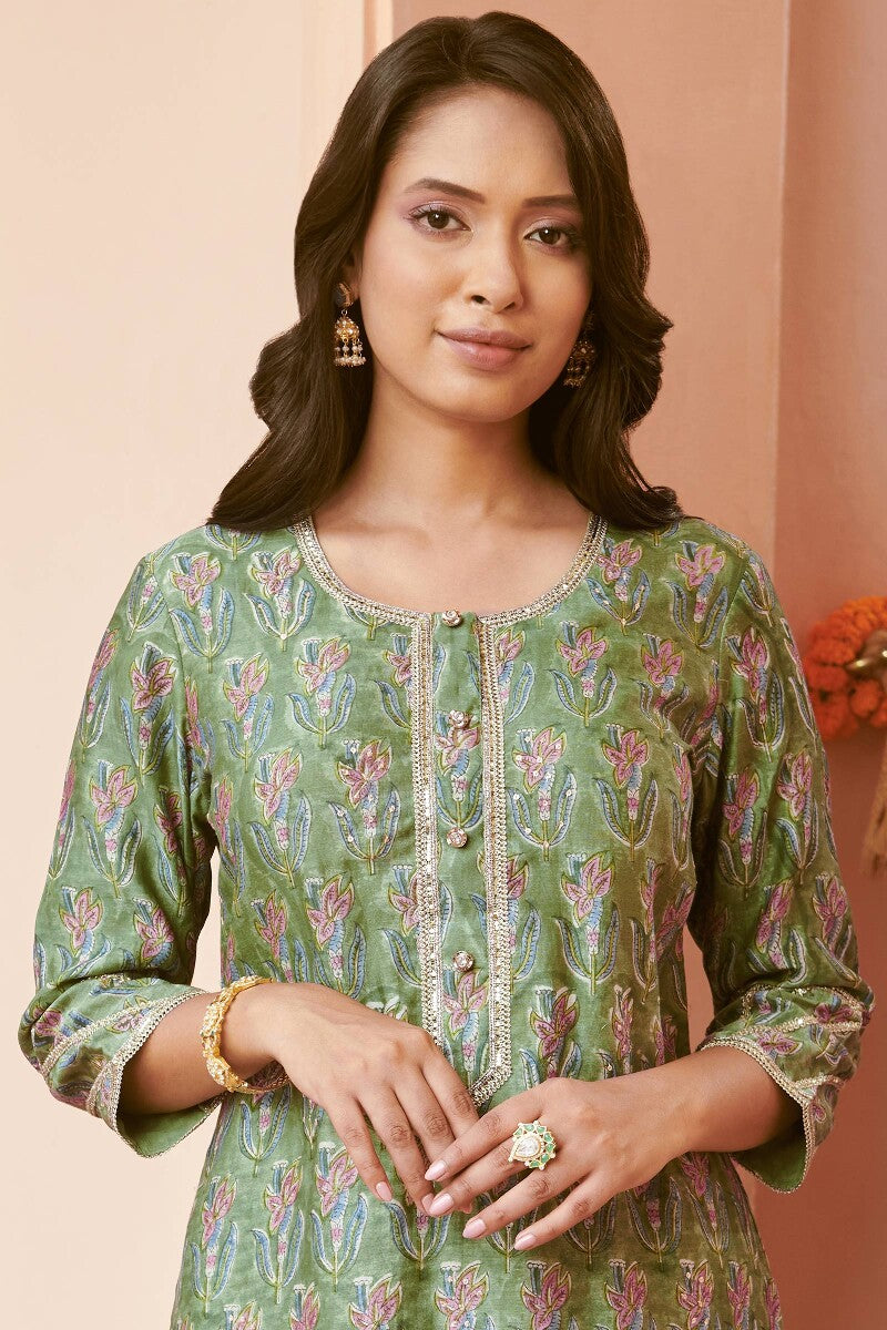 Mehrunissa Farhat Chanderi Kurta