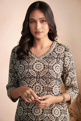 Sehra Sameera Bagru Kurta