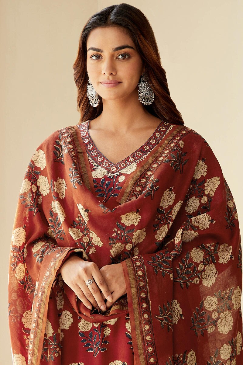 Sehra Rehmat Bagru Dupatta