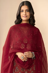 Mehrunissa Aiza Organza Dupatta