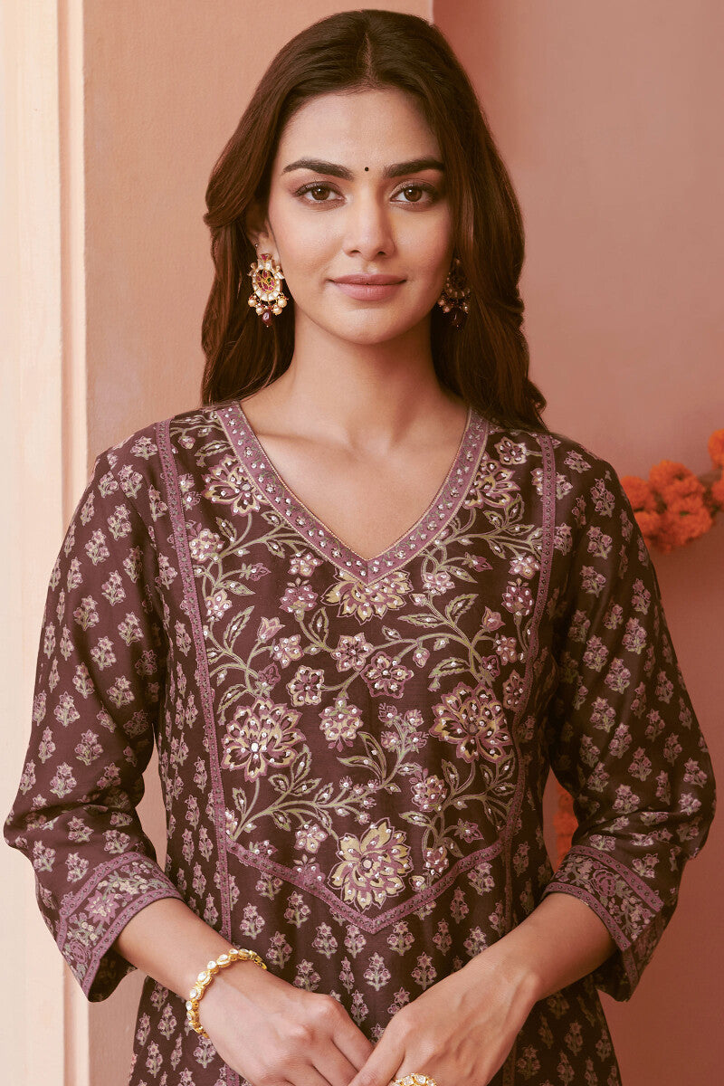 Mehrunissa Inaaya Chanderi Kurta