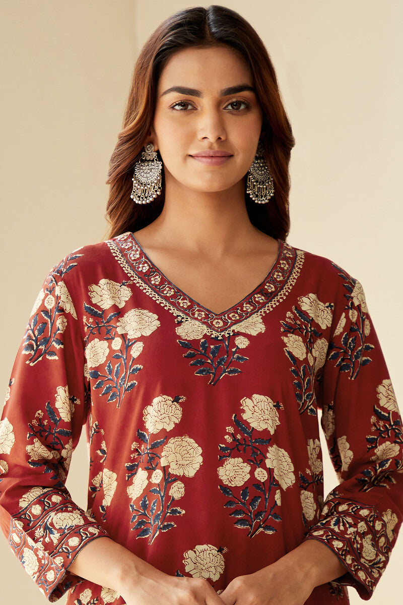 Sehra Rehmat Bagru Kurta