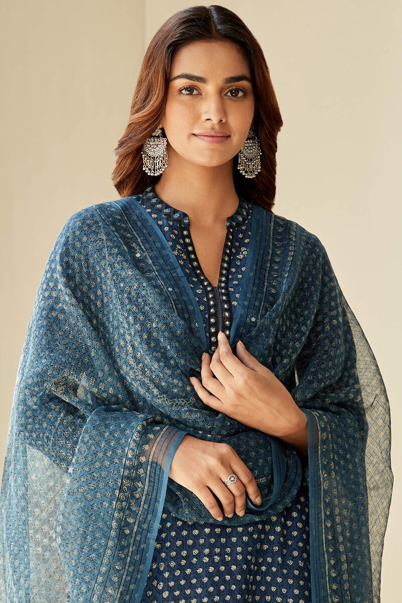 Sehra Simar Bagru Dupatta