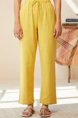Roza Seher Yellow Pants