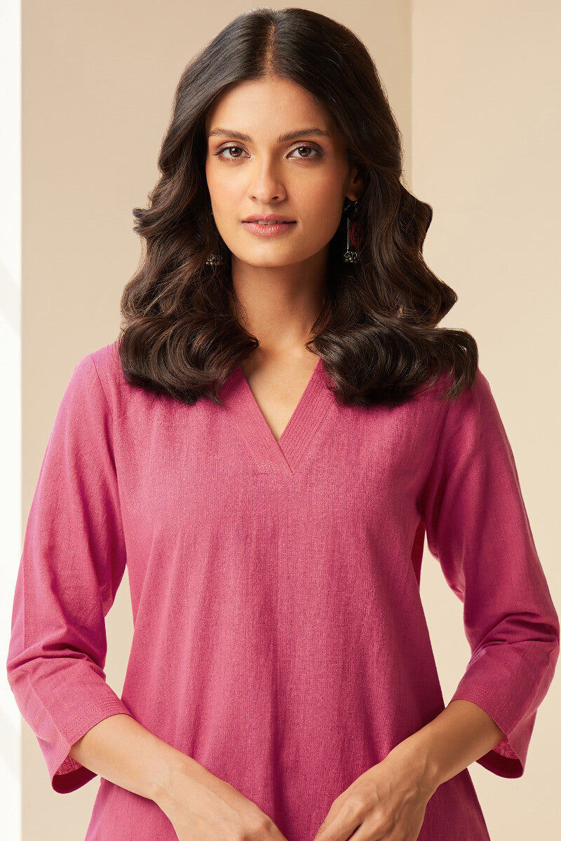 Roza Seher Rani Pink Kurta