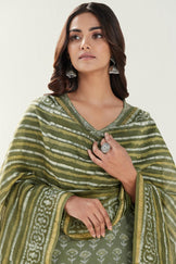 Sehra Kiara Dabu Chanderi Dupatta