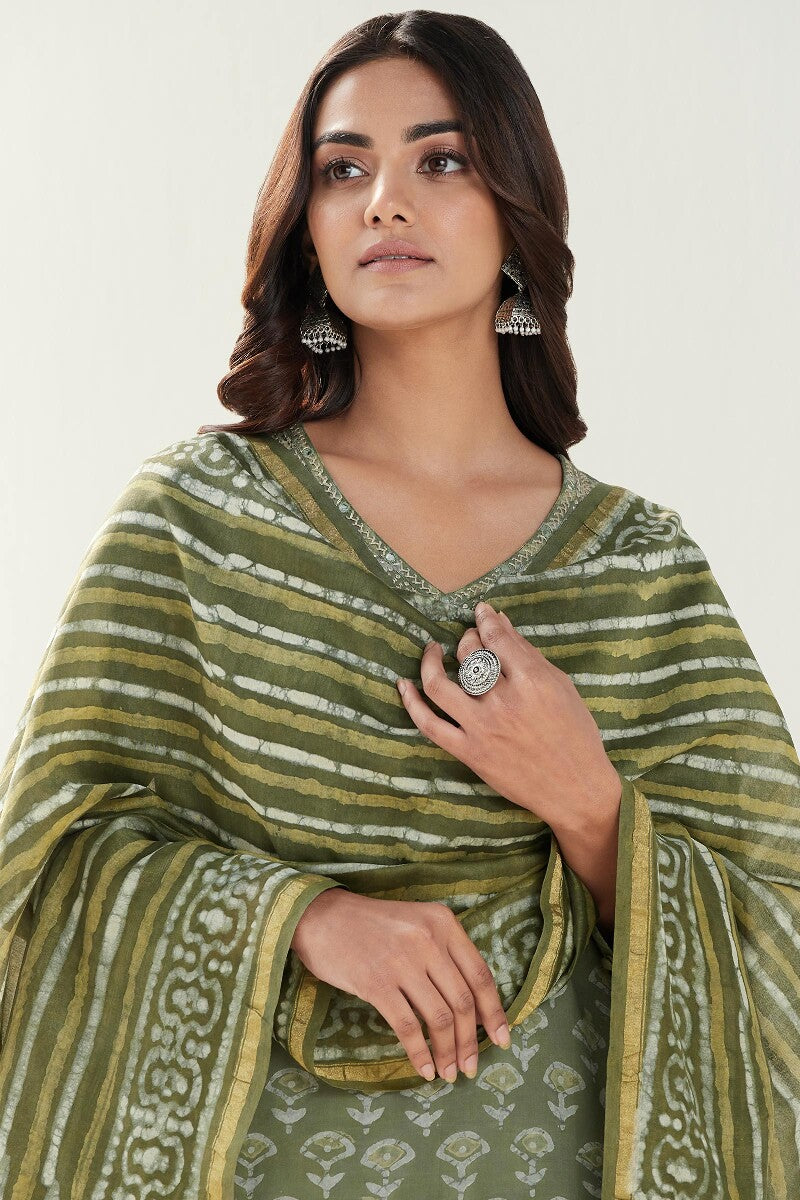 Sehra Kiara Dabu Chanderi Dupatta