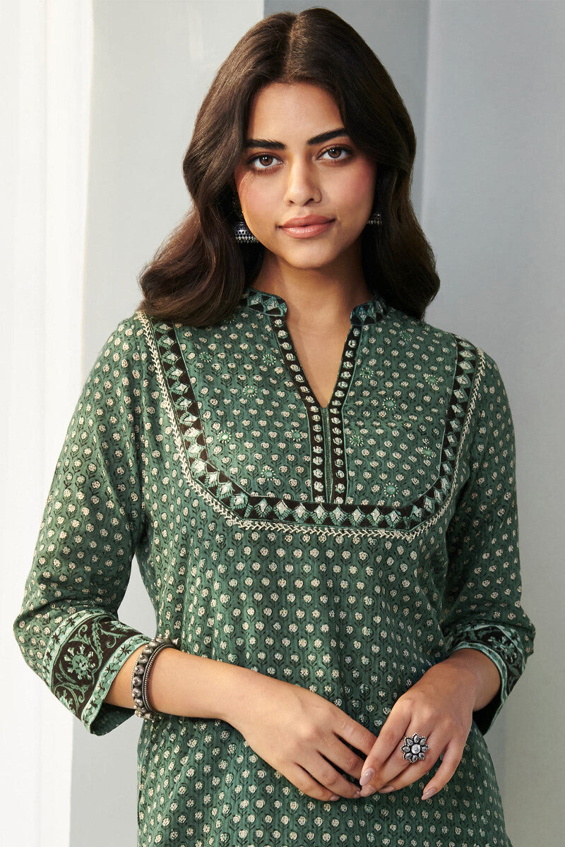 Sehra Farah Bagru Kurta