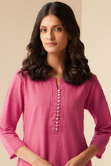 Roza Seher Rose Pink Kurta