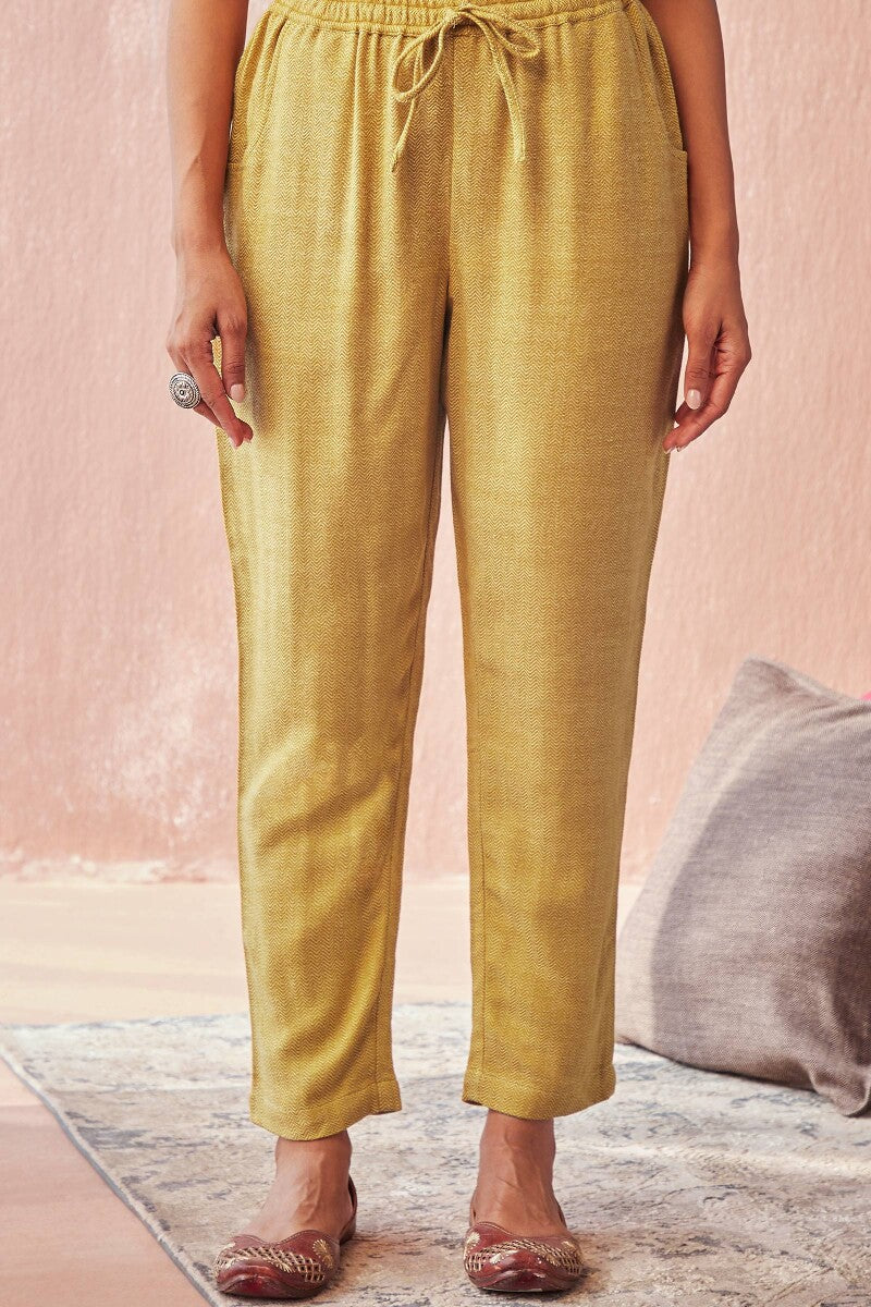 Naadirah Farhat Faux Wool Narrow Pants