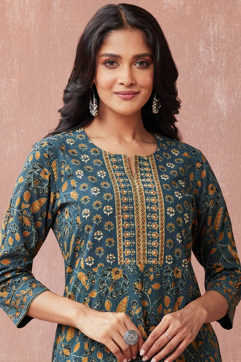 Sehra Saba Ajrak Kurta