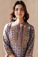 Mehrunissa Jasmin Chanderi Kurta