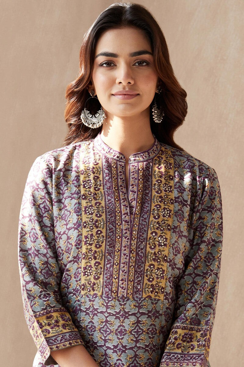 Mehrunissa Jasmin Chanderi Kurta