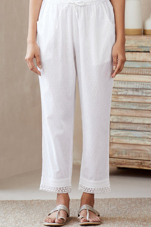 Roza Farhat Dobby Narrow Pants