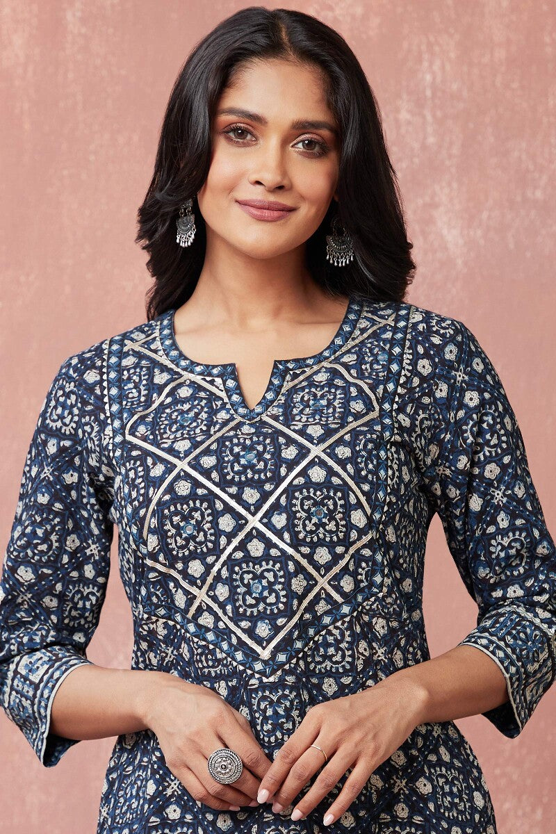 Sehra Layla Bagru Kurta