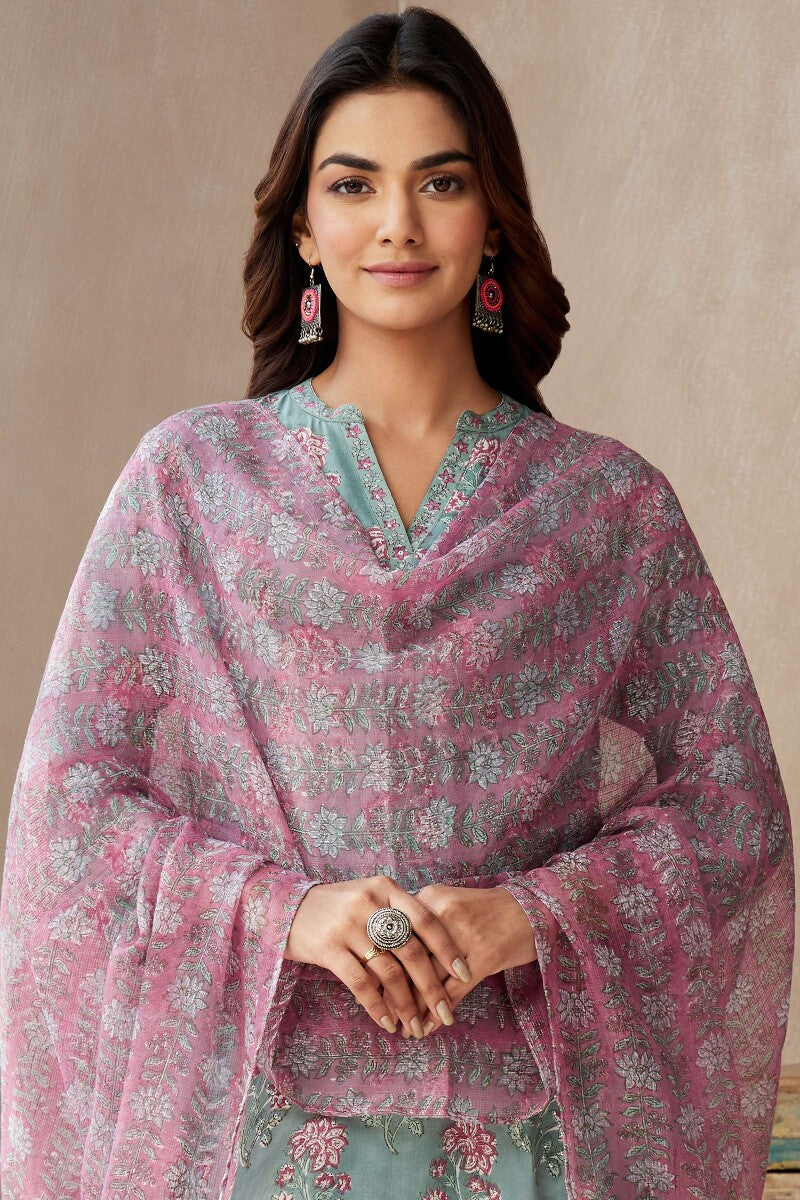 Gulshan Bagh Parisa Sanganeri Dupatta