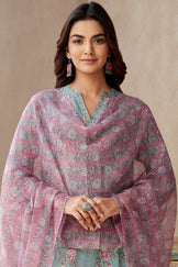 Gulshan Bagh Parisa Sanganeri Dupatta